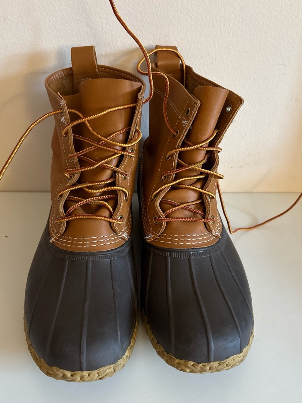LL Bean Boots Original made in USA leather 10 w